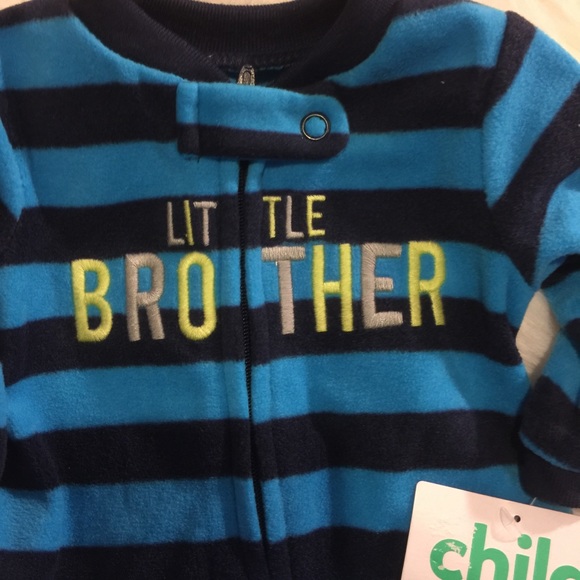 Newborn Boy Little Brother Sleeper - Picture 1 of 7